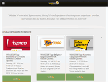 Tablet Screenshot of oddset.net